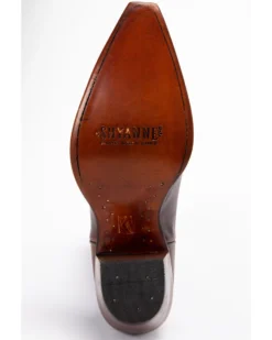 Shyanne Women's Mariel Floral Embroidered Studded Concho Western Boots - Snip Toe