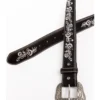 Shyanne Women's Chocolate Floral Embroidered Crystal Western Belt