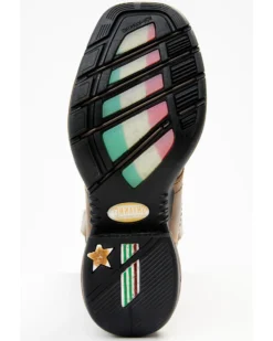 Shyanne Women's Xero Gravity Lite Mexican Flag Western Performance Boots - Broad Square Toe