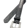 Shyanne Women's Pewter Stone Belt