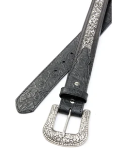 Shyanne Women's Pewter Stone Belt