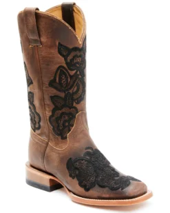 Shyanne Women's Mabel Western Boots - Broad Square Toe -Shyanne Store 2000345789 200 P1
