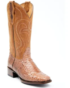 Shyanne Women's Geneva Exotic Snake Skin Western Boots - Square Toe