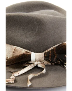 Shyanne Women's Distressed Mirando Ribbon Band Wool Felt Western Hat 5 Shyanne Women's Distressed Mirando Ribbon Band Wool Felt Western Hat -Shyanne Store 2000354837 020 P2