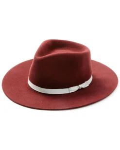 Shyanne Women's Plum Wide Ribbon Wool Felt Western Hat -Shyanne Store 2000354840 500 P1