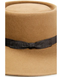 Shyanne Women's 2X Pecan Telescope Wide Brim Wool Felt Western Hat