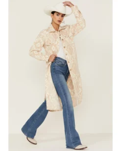 Shyanne Women's Southwestern Knit Duster Shacket