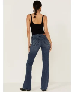 Shyanne Women's Mr. Dreamer Mid Basic Bootcut Jeans