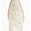 Shyanne Women's Victoria Hueso Studded Stitched Western Boots - Snip Toe