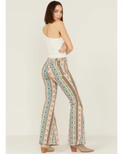 Shyanne Women's Mr. Super Flare Southwestern Flare Jeans 6 Shyanne Women's Mr. Super Flare Southwestern Flare Jeans -Shyanne Store 2000365354 443 P3