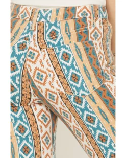 Shyanne Women's Mr. Super Flare Southwestern Flare Jeans 7 Shyanne Women's Mr. Super Flare Southwestern Flare Jeans -Shyanne Store 2000365354 443 P4