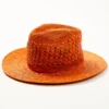 Shyanne Women's Vented Raffia Straw Fedora Hat