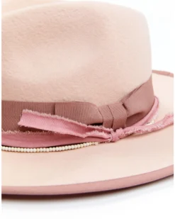 Shyanne Women's Rancher Tonal Ribbons & Beads Fedora Hat