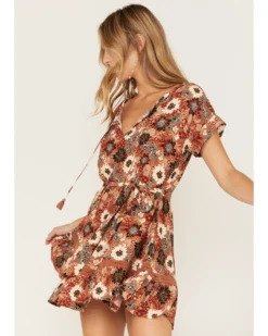 Shyanne Women's Floral Print Ruffle Dress -Shyanne Store 2000372968 203 P2