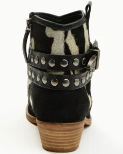 Shyanne Women's Bess Cow Print Western Booties - Round Toe -Shyanne Store 2000375515 001 P5