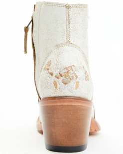 Shyanne Women's Carine Crackadela Floral Western Fashion Booties - Round Toe -Shyanne Store 2000376028 100 P5