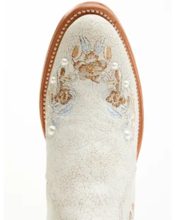 Shyanne Women's Carine Crackadela Floral Western Fashion Booties - Round Toe -Shyanne Store 2000376028 100 P6