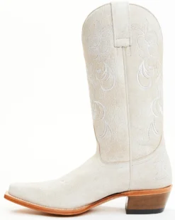 Shyanne Women's Lasy Floral Embroidered Western Boots - Snip Toe