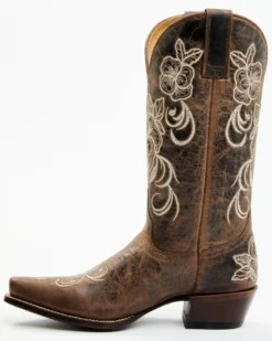 Shyanne Women's Lasy Floral Embroidered Western Boots - Snip Toe -Shyanne Store 2000378396 200 P3