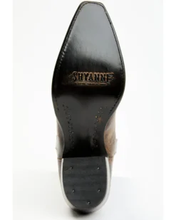 Shyanne Women's Lasy Floral Embroidered Western Boots - Snip Toe -Shyanne Store 2000378396 200 P7