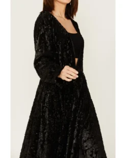 Shyanne Women's Velvet Sequin Duster