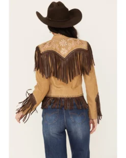 Shyanne Women's Embroidered Suede Fringe Jacket -Shyanne Store 2000382544 251 P4