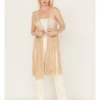 Shyanne Women's Macrame Fringe Vest
