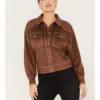 Shyanne Women's Faux Suede Trucker Jacket