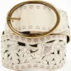 Shyanne Women's Scalloped Floral Cut Out Waist Belt