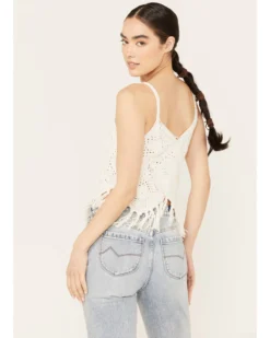 Shyanne Women's Crochet Fringe Tank -Shyanne Store 2000386163 100 P4