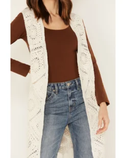 Shyanne Women's Crochet Fringe Vest -Shyanne Store 2000386165 100 P3