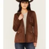 Shyanne Women's Faux Suede Fringe Jacket