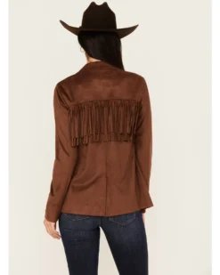 Shyanne Women's Faux Suede Fringe Jacket -Shyanne Store 2000386680 210 P4