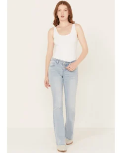 Shyanne Women's Senita Light Medium Wash Low Rise Bootcut Jeans -Shyanne Store 2000386850 413 P1