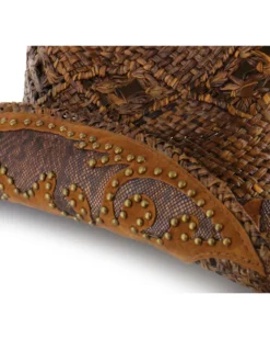 Shyanne Women's Embellished Brim Straw Hat 10 Shyanne Women's Embellished Brim Straw Hat -Shyanne Store 281CK1 41 D2