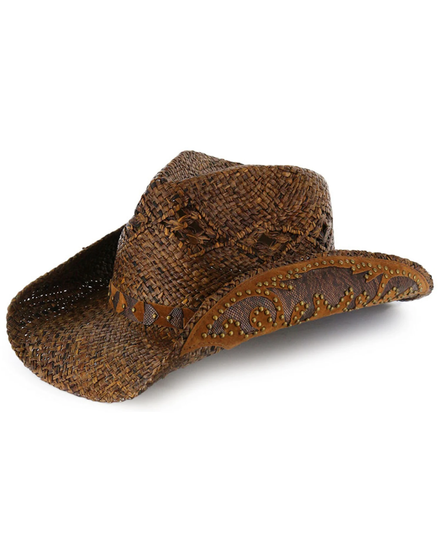 Shyanne Women's Embellished Brim Straw Hat 2 Shyanne Women's Embellished Brim Straw Hat - Image 2